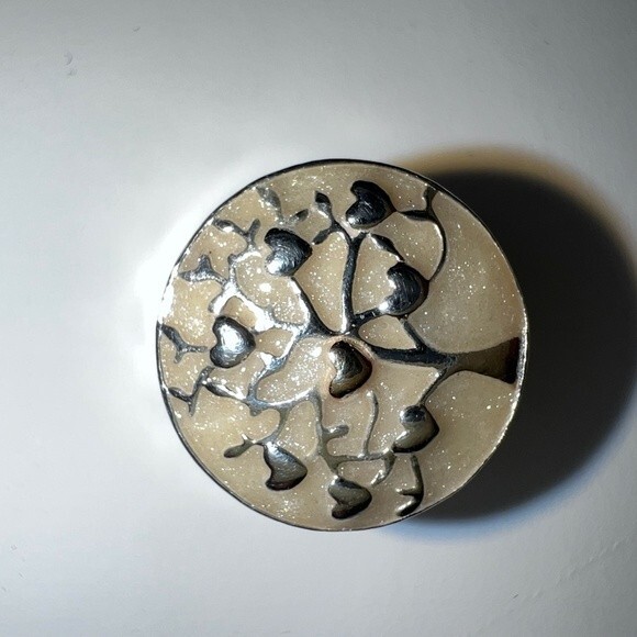 Pandora charm TREE of HEARTS silver enamel necklaces bracelets AUTHENTIC $75 - Picture 5 of 6